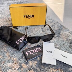 Fendi Roma 53MM Rectangular Sunglasses